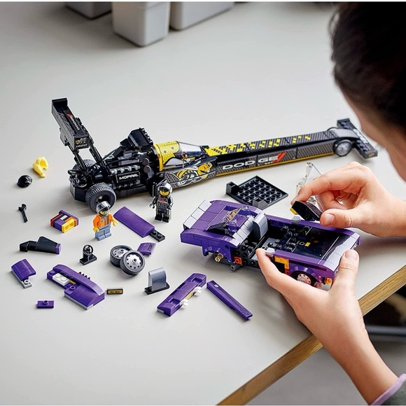 LEGOSpeedChampions Mopar Dodge//SRT Top Fuel Dragster. 1970 Dodge Challenger T/A - Picture 6 of 8